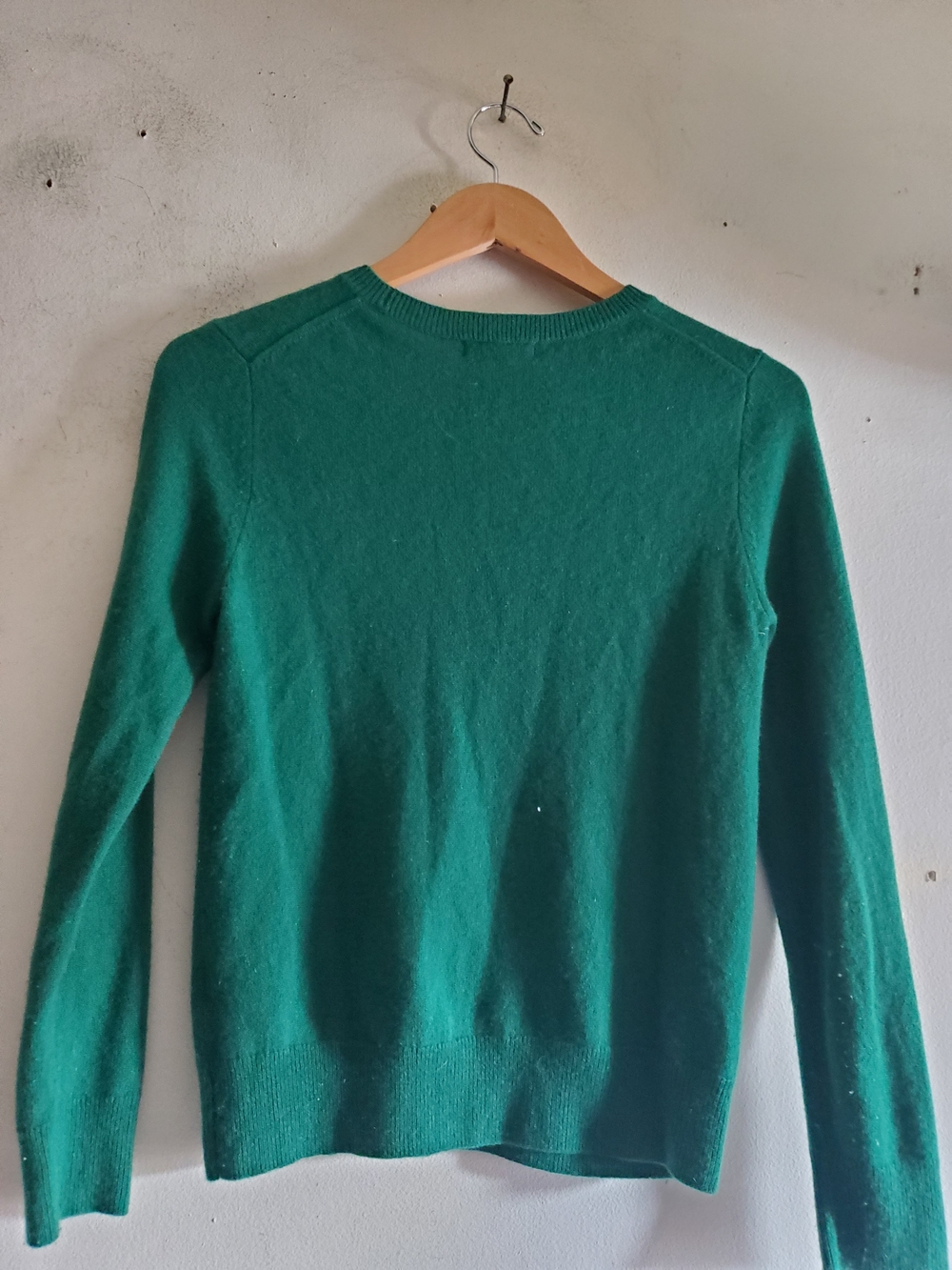 Quince Mangolian Cashmere Crewneck  Sweater Everglade Suze XS. - Picture 6 of 10